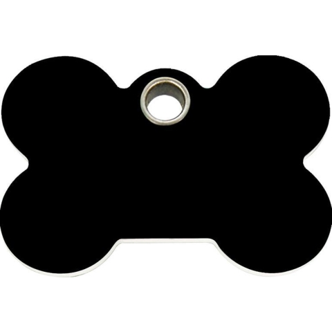 Bone I plastic dierenpenning small/klein 2,55 cm x 1,72 cm - Reddingo