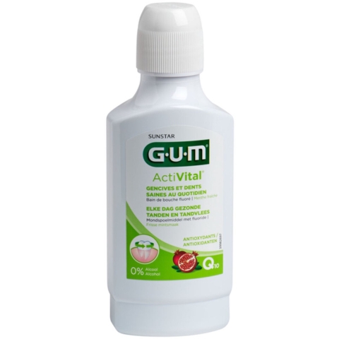 3x GUM Mondspoelmiddel ActiVital 300 ml