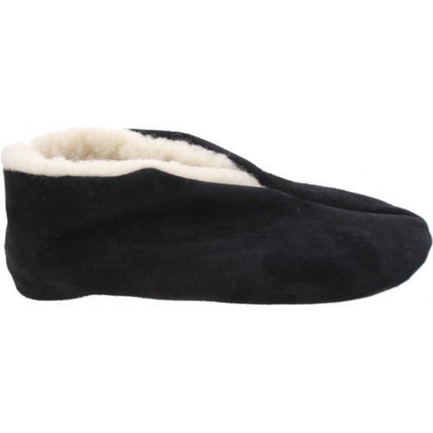 Bernardino Spaanse sloffen/pantoffels - voor dames/heren - zwart - suede 42 -