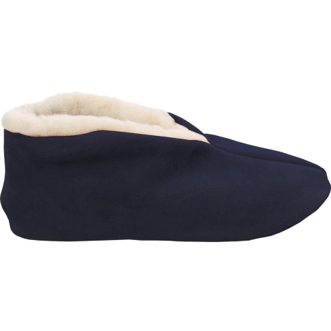 Bernardino Spaanse sloffen/pantoffels - voor dames/heren - donkerblauw - suede 38 -