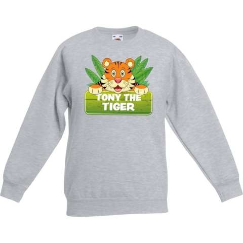 Sweater grijs voor kinderen met Tony the tiger 12-13 jaar (152/164) -