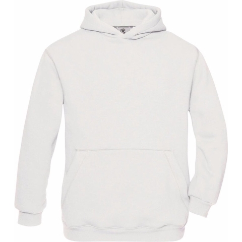 Witte katoenmix sweater met capuchon voor jongens 3-4 jaar (98/104) -