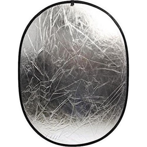 Linkstar Reflectiescherm 2 in 1 R-90120SW Zilver/Wit 90x120 cm