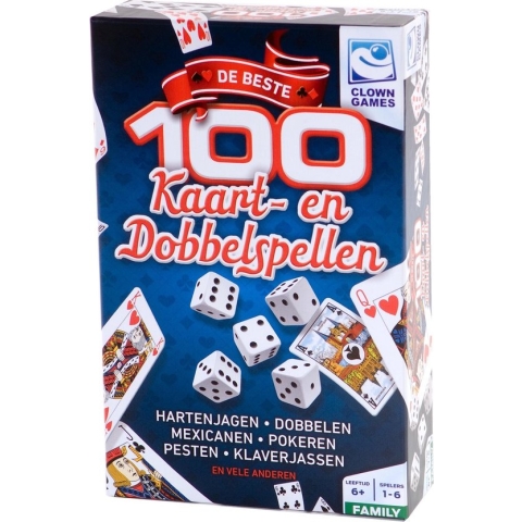 Clown Games 100 Kaart&Dobbel Spellen