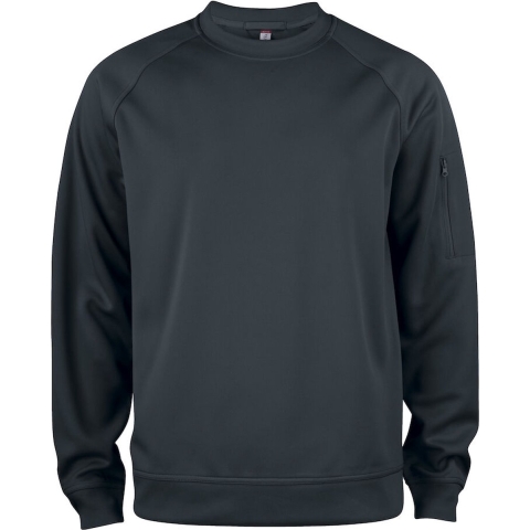 Clique 021010 Basic Active Roundneck - Zwart - S
