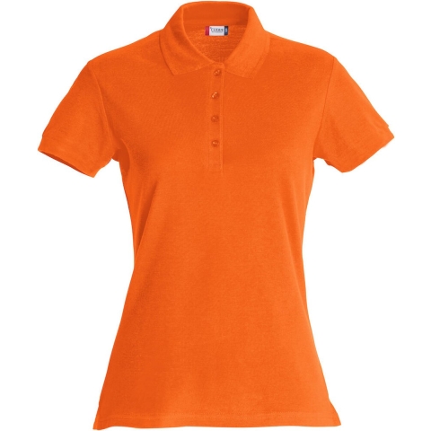 Clique 028231 Basic Polo Ladies - Dieporanje - L