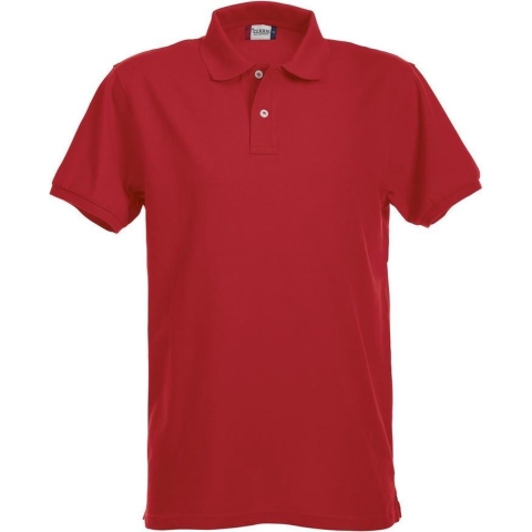 Clique 028240 Stretch Premium Polo - Rood - XXL
