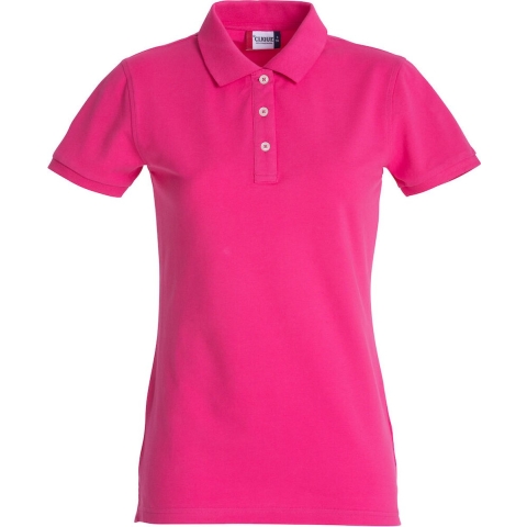 Clique 028241 Stretch Premium Polo Ladies - Helder Kersen - S