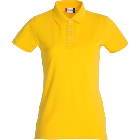 Clique 028241 Stretch Premium Polo Ladies - Lemon - M