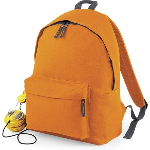 Atlantis BG125 Original Fashion Backpack - Orange/Graphite-Grey - 31 x 42 x 21 cm
