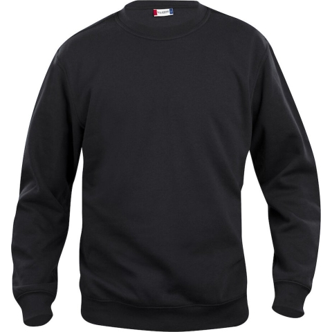 Clique 021020 Basic Roundneck Junior - Zwart - 110/120