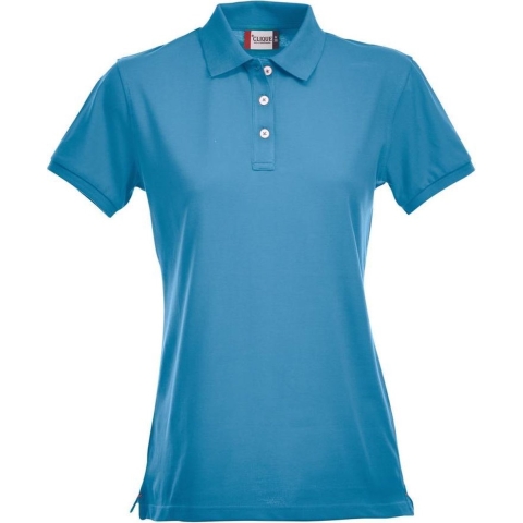 Clique 028241 Stretch Premium Polo Ladies - Turquoise - XL
