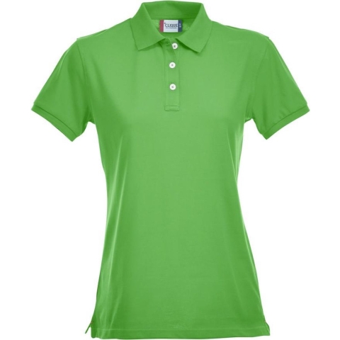 Clique 028241 Stretch Premium Polo Ladies - Appelgroen - M