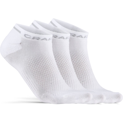 Craft 1910639 Core Dry Shaftless Sock 3-Pack - White - 34/36
