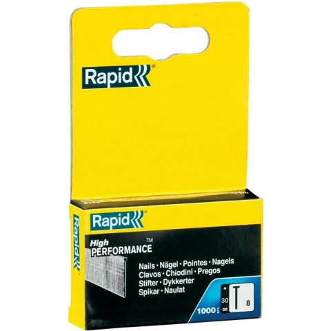 Rapid Nr. 8 brads RVS 30 mm, 1.000 stuks - 40303066 - 40303066