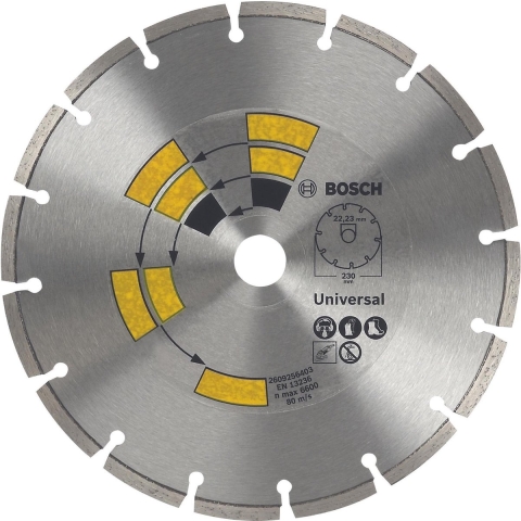 Bosch Accessoires Diamantdoorslijpschijf Universal | 125mm - 2609256401