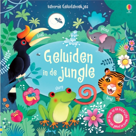 Geluidsboekje - Geluiden in de jungle (Hardback)
