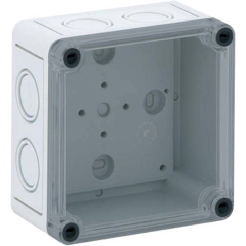 Spelsberg TK PC 99-6-TM Installatiebehuizing 94 x 94 x 57 Polystereen, Polycarbonaat, Polyurethaan, Polyamide Lichtgrijs 1 stuk(s)