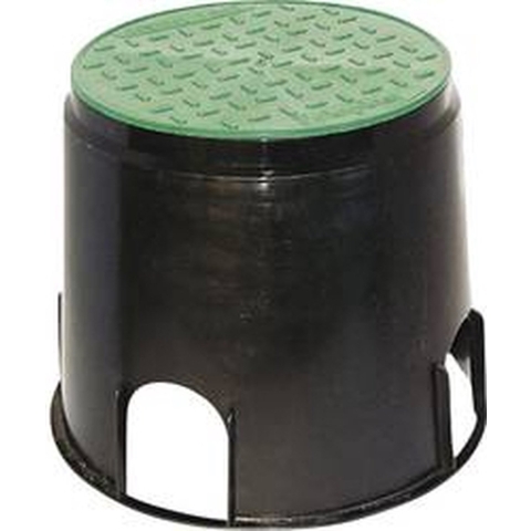 Heitronic 21035 Vloerinbouwdoos Zwart, Groen