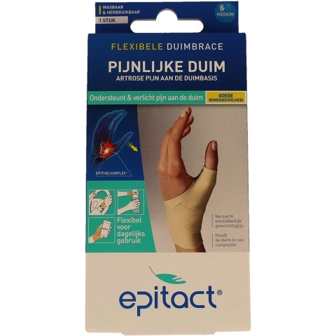 Epitact Flexibele Duimbrace Links Maat M