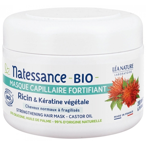 Natessance Strengthening Castor Oil Hair Mask Bio | 200 ml