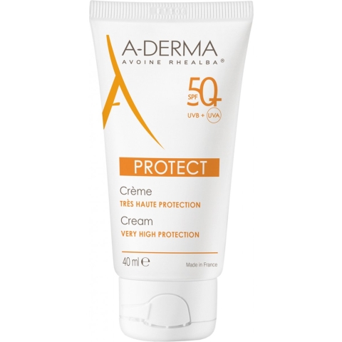 A-Derma Protect Crème zonder Parfum SPF 50+ | 40 ml