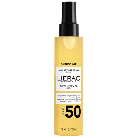 Lierac Sunissime De Zijdezachte Zonneolie SPF 50 | 150 ml