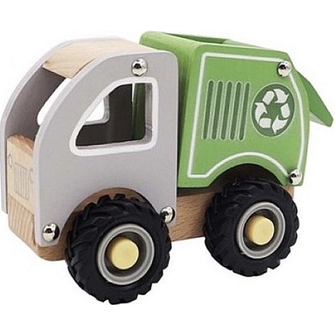 Simply for Kids Houten Vuilniswagen
