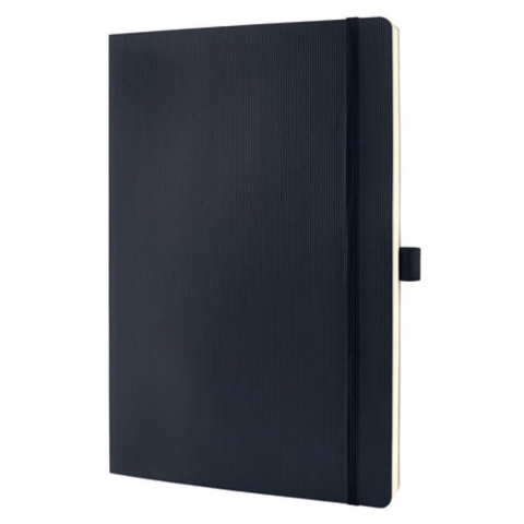 Sigel SI-CO310 Notitieboek Conceptum Pure Softcover A4 Zwart Geruit