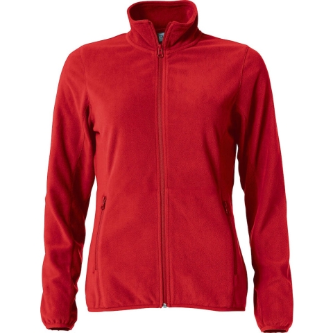 Clique 023915 Basic Micro Fleece Jacket Ladies - Rood - XL