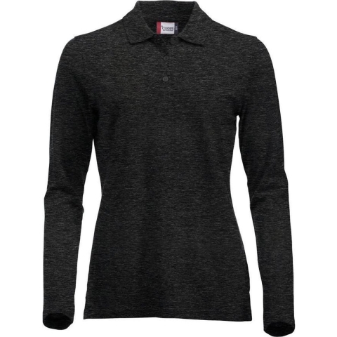 Clique 028247 Classic Marion L/S - Antraciet Melange - XS