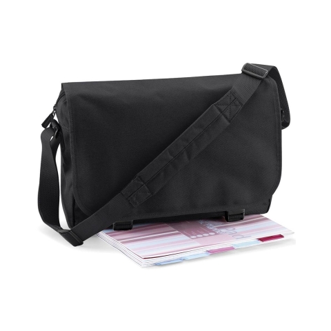 Atlantis BG21 Messenger Bag - Black - 38 x 30 x 12 cm