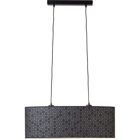 Brilliant Galance - Hanglamp - 70 X 26 X 118 Cm - Zwart