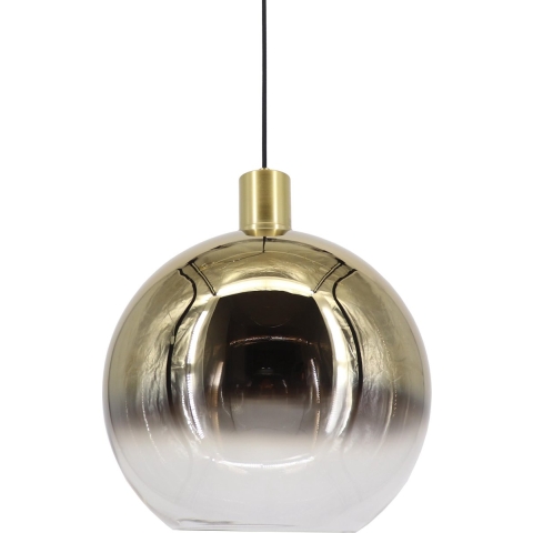 Artdelight Rosario - Hanglamp - Ø 30 X 150 Cm - Gerookt Goud