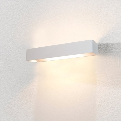 Artdelight Mainz XL - Wandverlichting - 50 X 10 X 7 Cm - 2 X 6,3W Dimbare LED Incl. - Wit
