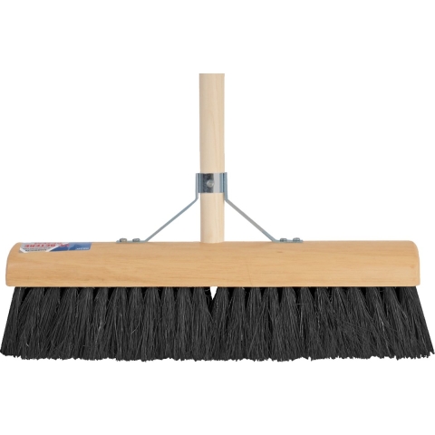 Zaalveger zwart 40 cm incl. steel - Talentools