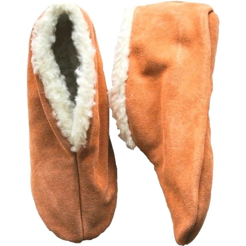 Beige echte suede Spaanse sloffen heren maat 43 43 -