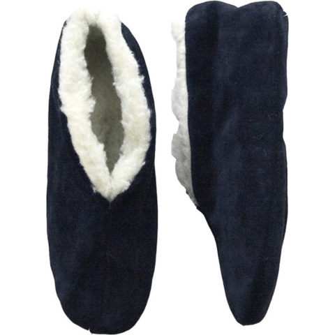 Navy echte suede Spaanse sloffen heren maat 46 46 -