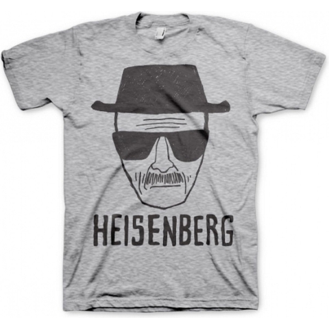 T-shirt Breaking Bad Heisenberg - grijs - heren - korte mouwen M -