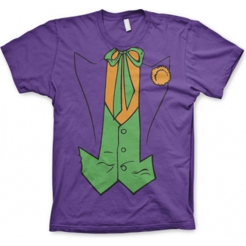 The Joker paars verkleed t-shirt korte mouwen voor heren 2XL -