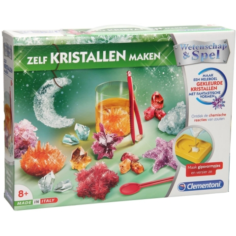 Clementoni Wetenschap en Spel Zelf Kristallen Maken