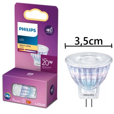 Philips LED Spot 20W GU4 Warm Wit