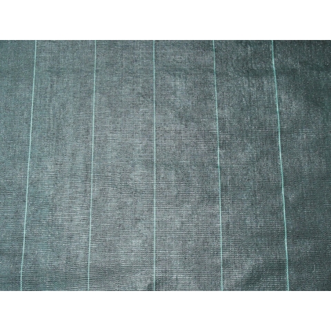 Zwart gronddoek/onkruiddoek 2 x 5 meter -
