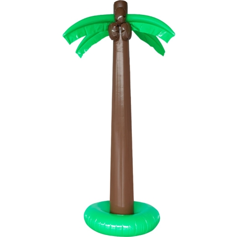 Opblaasbare palmboom XXL - 180 cm - groot formaat - fun decoratie opblaasartikelen -