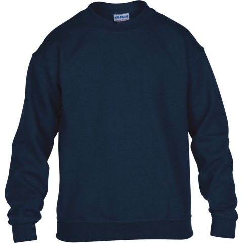 Gildan G18000K Heavy Blend™ Youth Crewneck Sweatshirt - Navy - L (164)