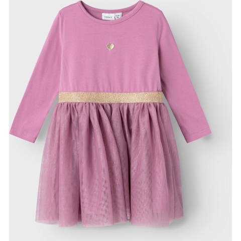 Name It Jurk - NmfOtul - Mauve Orchid - Name It - 2 jaar (92) - Jurk