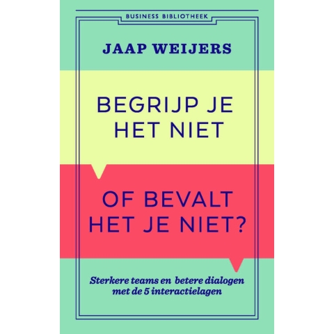 Begrijp je het niet of bevalt het je niet? (Paperback)