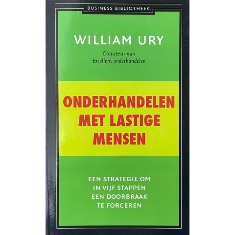 Onderhandelen met lastige mensen (Paperback)