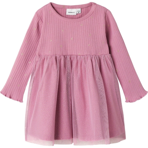 Name It Jurk - NbfRoyanna - Mauve Orchid - Name It - 56 - Jurk