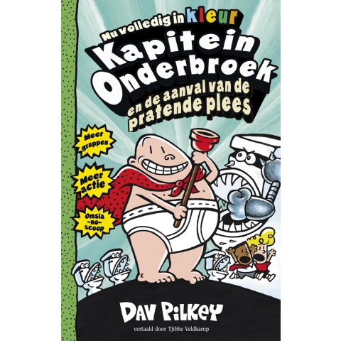 Kapitein Onderbroek en de aanval van de pratende plees (Hardback)
